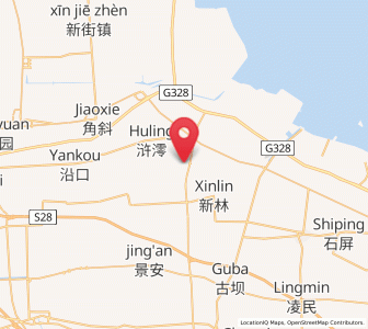 Map of Bingcha, Jiangsu