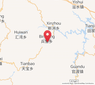 Map of Bingying, Hubei