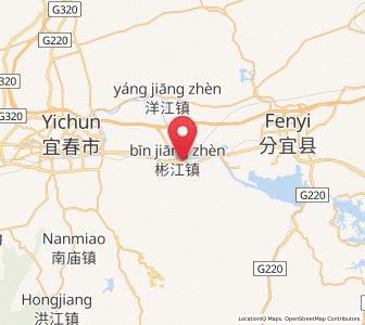 Map of Binjiang, Jiangxi