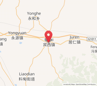 Map of Binxi, Heilongjiang