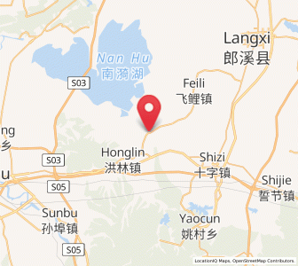 Map of Biqiao, Anhui