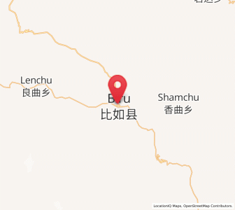 Map of Biru, Tibet