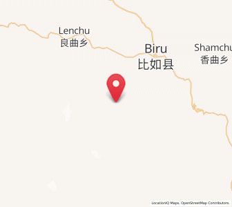 Map of Biruxong, Tibet
