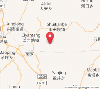 Map of Bixidong, Hunan