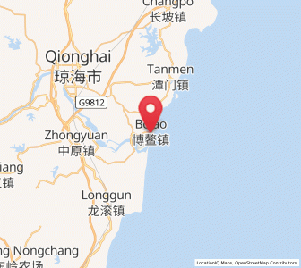 Map of Bo'ao, Hainan