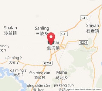 Map of Bohai, Heilongjiang