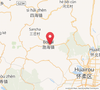 Map of Bohai, Beijing