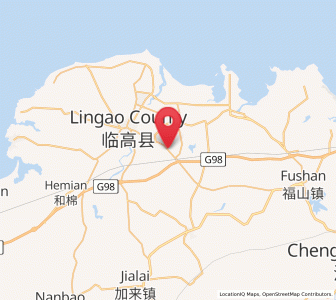 Map of Bohou, Hainan