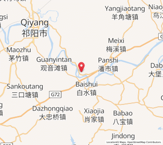 Map of Bojia, Hunan