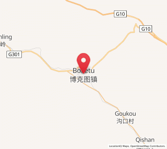 Map of Boketu, Inner Mongolia