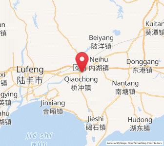 Map of Bomei, Guangdong