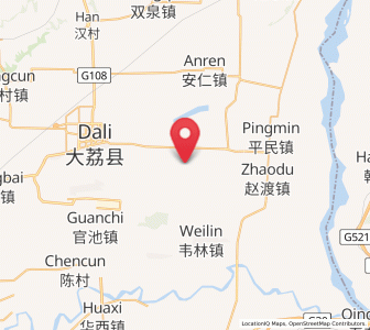 Map of Boshi, Shaanxi