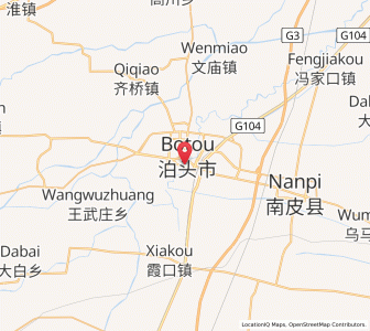 Map of Botou, Hebei