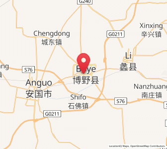 Map of Boye, Hebei