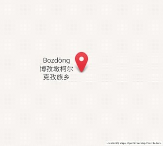 Map of Bozidun, Xinjiang