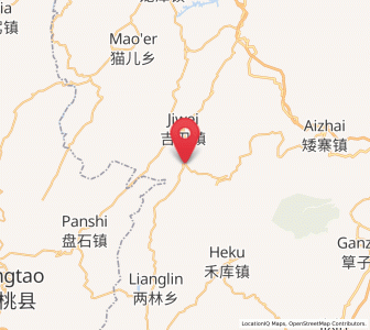 Map of Buchou, Hunan
