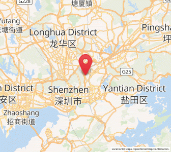 Map of Buji, Guangdong