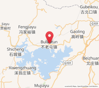 Map of Bulaotun, Beijing