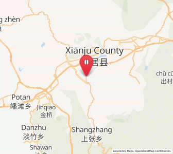 Map of Bulu, Zhejiang