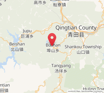 Map of Bushan, Zhejiang