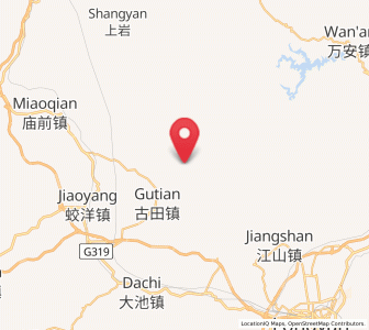 Map of Buyun, Fujian
