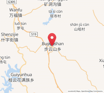 Map of Buyunshan, Liaoning