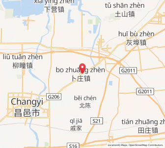 Map of Buzhuang, Shandong
