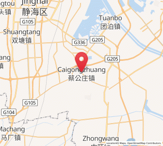 Map of Caigongzhuang, Tianjin