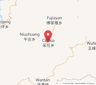 Map of Caihua, Hubei
