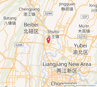 Map of Caijiagang, Chongqing