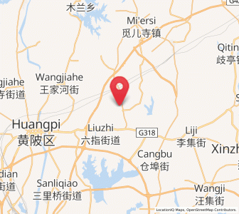 Map of Caijiazha, Hubei