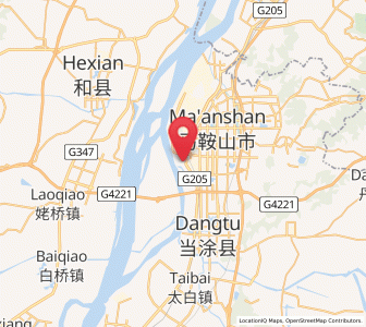 Map of Caishi, Anhui
