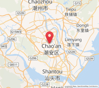Map of Caitang, Guangdong