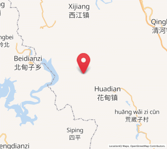 Map of Caiyuan, Jilin