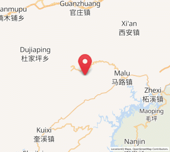 Map of Cangchang, Hunan