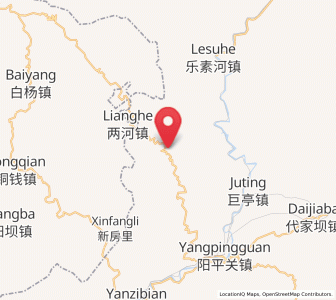 Map of Cangdu, Shaanxi