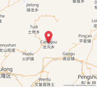 Map of Canggou, Chongqing
