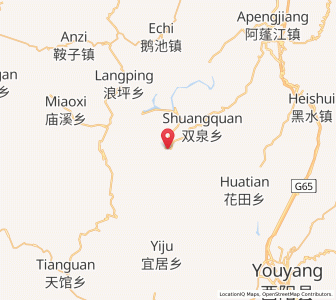Map of Cangling, Chongqing