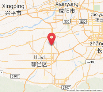 Map of Cangyou, Shaanxi