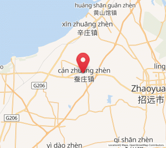 Map of Canzhuang, Shandong