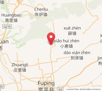 Map of Caocun, Shaanxi