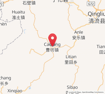 Map of Caofang, Fujian
