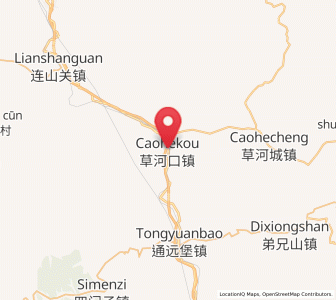 Map of Caohekou, Liaoning