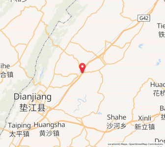 Map of Caohui, Chongqing