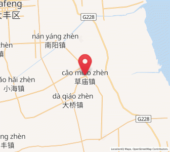 Map of Caomiao, Jiangsu