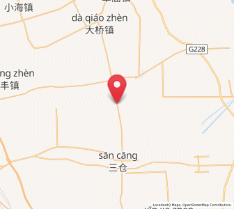 Map of Caopie, Jiangsu
