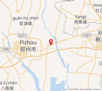 Map of Caoqiao, Jiangsu
