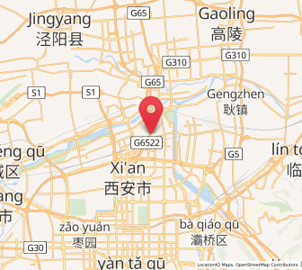 Map of Caotan, Shaanxi