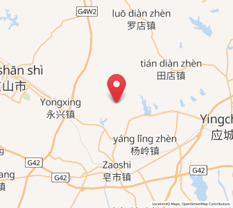 Map of Caowu, Hubei