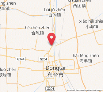 Map of Caoyan, Jiangsu